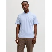 Jack & Jones Poloshirt JPRBLAETHAN SS ZIP POLO SN Materialmix, regular fit