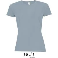 SOLS Trainingsshirt Damen Raglan Sport T-Shirt + Längerer Rücken