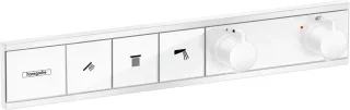 Hansgrohe Thermostat Unterputz RainSelect Fertigset 3 Verbraucher mattweiss, 15381700 15381700