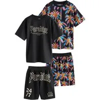 Next Pyjama 2er-Pack kurze Schlafanzüge aus 100 % Baumwolle (4 tlg)
