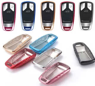 Key Cover Gehäuse Hülle Tasche Schlüssel für Audi A4 B9 A5 F5 Q5 FY A6 C8 A7 4K