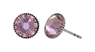 konplott - Ohrstecker - Black Jack pink