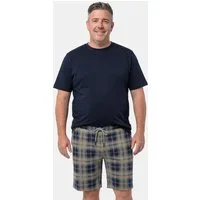 Men Plus Schlafanzug Schlafanzug kurze Form Karo-Hose