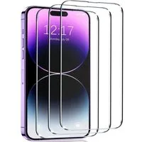 OLi Displayschutzfolie 3 X Displayschutzglas für IPhone 15 Pro Max, 9H Härte Bildschirschutz für IPhone 15 Pro Max, Spar-Set, 3 Stück, Stoßfäste Panzer Schutzglas Kratzerfes