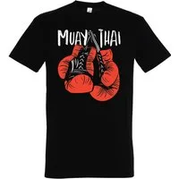 Youth Designz T-Shirt Muay Thai Boxen Herren Shirt mit trendigem Frontprint