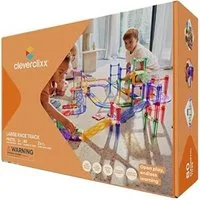 Cleverclixx Cleverclixx Autobahn-Bausatz in Pastellfarben 80 Teile Magnetspielbausteine, langlebiges Magnetspielzeug, robuste Bauweise, erweiterbare Sets