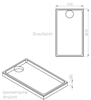 Neuesbad Wannenträger für Kaldewei Cayonoplan 170x80 SD 25867