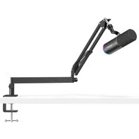 TONOR Streaming-Mikrofon Gaming Mikrofon mit Low Profile Mic Arm, PC Microphone TD520S+