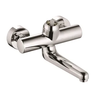 KLUDI PROVITA Wandarmatur-Einhandmischer DN 15 ohne Hebel, Ausladung 247 mm chrom 335320500