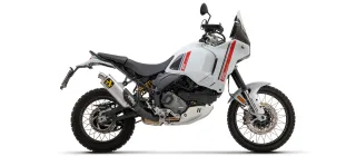 Sport Auspuff Arrow Indy Race Aluminium Ducati Desert X 950 Bj.2022-2025 EURO5 eintragungsfrei +ABE