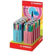 STABILO Malstift Stabilo Fasermaler Pen 68 Zebrui-Etui Zebrui 20 ST/20 Farben beere/p.