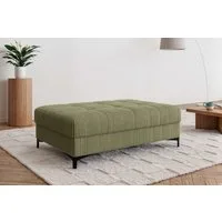 OTTO home Polsterhocker LEEVKE Sitzhocker passend zum Sofa, Breite 115 cm, mit hochelastischer Schaum und Wellenunterfederung