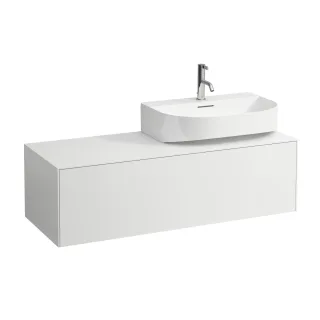 LAUFEN Waschtischunterschrank Sonar 457x1177x341 Aus re, 1Schubl H816341/2 weiss matt H4054530341701