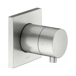 Keuco 2-Wege Ab-u.Umstellventil IXMO Comf.59557, eckig, Edelstahl-finish, 59557061002 59557061002