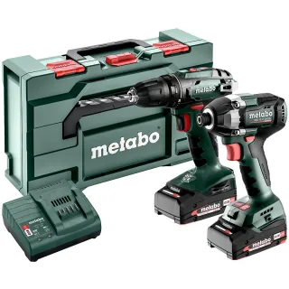 Metabo Akku Combo Set 2.8.1 18V BS 18 + SSD 18 LT 200 BL - metaBOX 145 L - 685193000