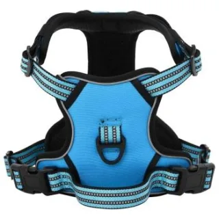 VidaXL Hundegeschirr blau L
