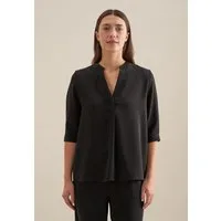 seidensticker Klassische Bluse Schwarze Rose Tunika Uni