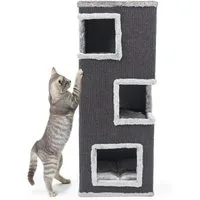 Canadian Cat Company Kratzbaum Kratzturm Patrick, Katzenhaus, Kratzbaum, 35 x 35 x 90 cm