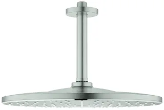 GROHE Kopfbrauseset Rainshower 310 Mono 26560 DA 142mm 9,5l/min supersteel, 26560DC0 26560DC0