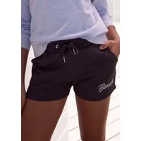 Bench. Loungewear Relaxshorts mit kleiner glänzenden Logostickerei, Loungewear