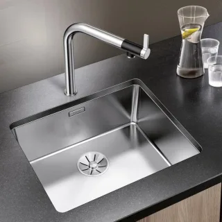 Blanco Andano 500-u Spüle 522967 54x44cm, Edelstahl Seidenglanz, für Unterbau