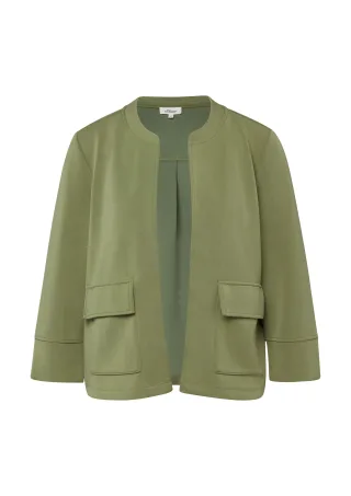 s.Oliver - Sweatshirt Jacke olive - Gr. - 46
