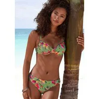 LASCANA Bügel-Bikini-Top Malia, mit tropischem Print