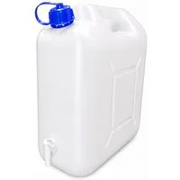 BURI Kanister 15 Liter Wasserkanister mit Zapfhahn lebensmittelecht leer dicht (1 St)