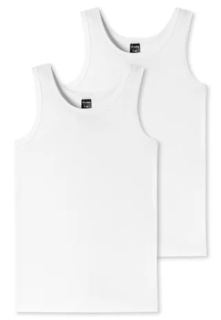 SCHIESSER - 2PACK Tanks weiss - Gr. - 140