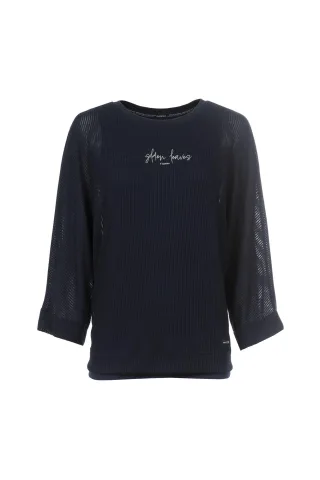 squesto - Shirt 3/4 navy - Gr. - 36
