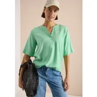 CECIL Klassische Bluse mit femininem V-Ausschnitt