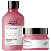 L'ORÉAL PROFESSIONNEL PARIS Haarpflege-Set L'Oréal Pro Longer Shampoo Maske Set 550 ml, 2-tlg., reichhaltig