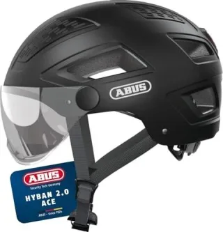Abus Hyban 2.0 ACE Helm velvet black L (56-61 cm)