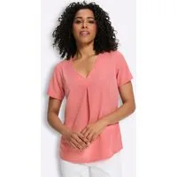 Sieh an! Klassische Bluse Schlupfbluse Kurzarm