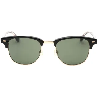 Hugo Boss Sonnenbrille mit grünen Gläsern und schwarzen Details in Gold