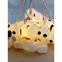 United Labels® LED-Lichterkette Peanuts Snoopy LED Lichterkette 2m 10 LEDs warmweiß batterie innen