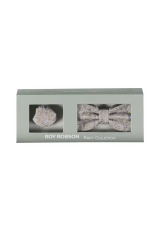 ROY ROBSON - Fliegen-set beige/blau - Gr. - 50