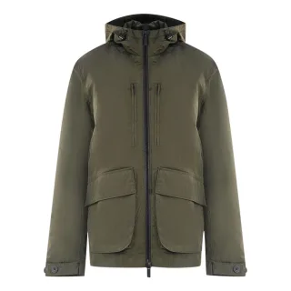 Lyle & Scott - Jacke für Herren, mit Kapuze (Grün)