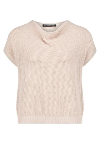Betty Barclay - Lochstrick-Pullover Grau - Gr. - 42
