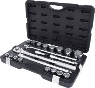 KS Tools 3/4" Steckschlüssel-Satz, 21-tlg 6-kant - 911.0721