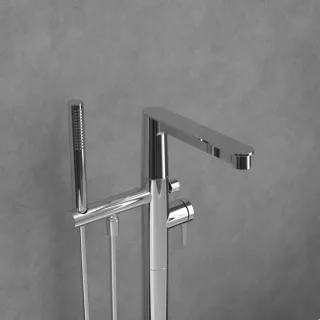 Villeroy und Boch Conum Einhebel-Badewannenarmatur TVT12700400061 Standmontage, chrom