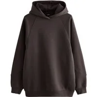 Next Kapuzenpullover Langes Oversized Relaxed Fit Hoodie mit Ziernähten (1-tlg)