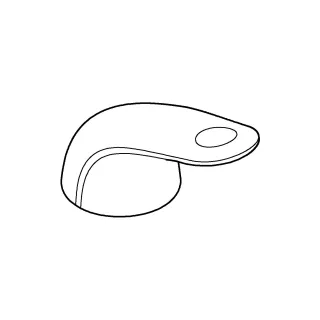 GROHE Hebel 102101 chrom, 1021010000 1021010000