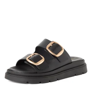 Tamaris - Da.-Pantolette black leather - Gr. - 41