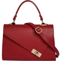 Cluty Henkeltasche, echt Leder, Made in Italy