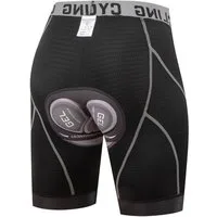 Blusmart Radlerhose Herren-Radunterwäsche-Shorts, 5D-gepolstert (Liner-Shorts mit rutschfesten Beingriffen, Stoßfest, atmungsaktiv, Schnelltrocknend, elastisch) Für Sport, Reiten, Fahrrad, Fahrrad, MTB