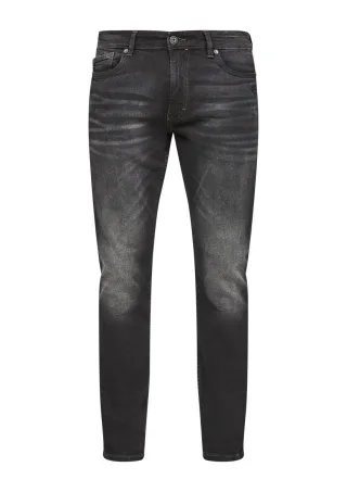 Q/S designed by - Slim Fit: Slim leg-Jeans - Rick grau - Gr. - 34