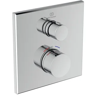 Ideal Standard Unterputz-Thermostat Ceratherm Navigo eckig 1 Verbraucher, Chrom, A8580AA A8580AA