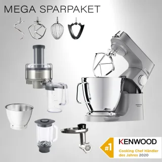 Kenwood Küchenmaschine Titanium Chef Baker XL Silber KVL85.224SI -...