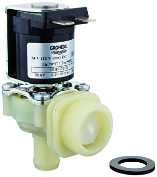 Grohe Magnetventil 42822 für Druckspüler Wandeinbau mit elektronischer Betätigung, 42822000 42822000